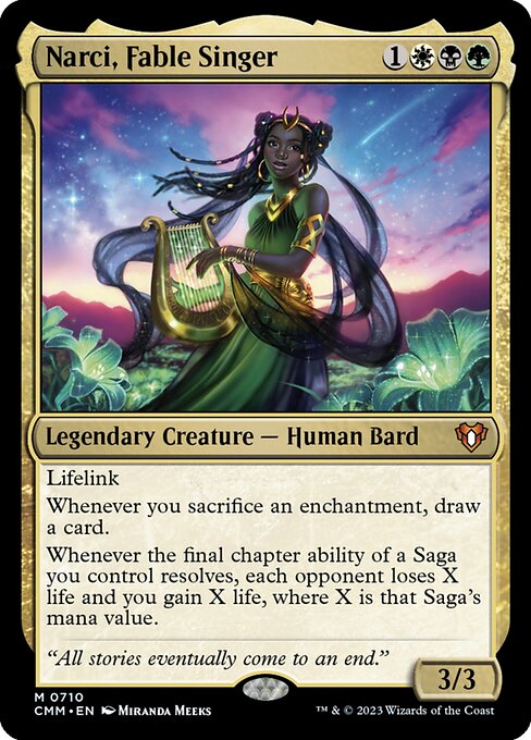 Narci, Fable Singer (CMM 710) [Commander Masters]