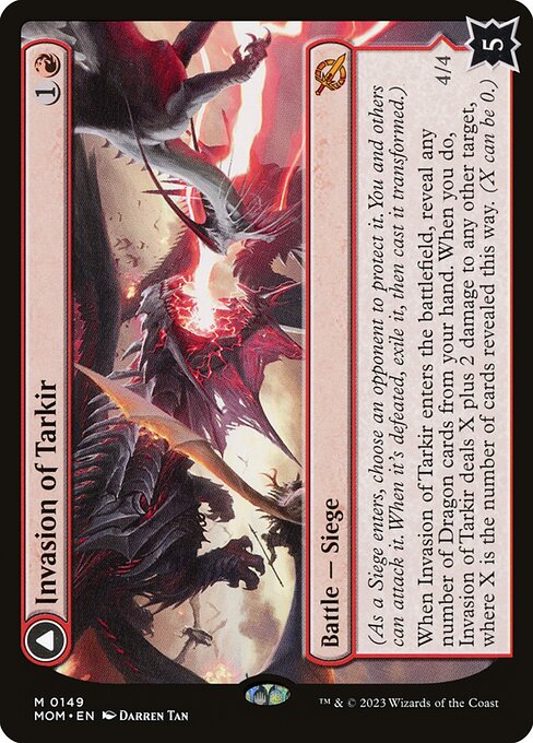 Invasion of Tarkir // Defiant Thundermaw (MOM 149) [March of the Machine]