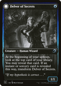 Delver of Secrets // Insectile Aberration [Innistrad: Double Feature]