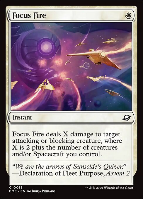 Focus Fire (EOE 18) [Edge of Eternities]