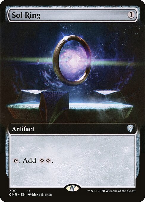 Sol Ring (Extended Art) (CMR 700) [Commander Legends]