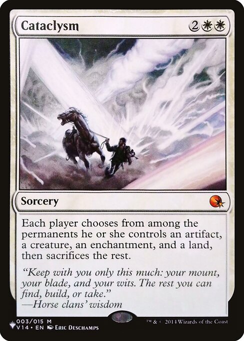 Cataclysm (PLST V14-3) [The List]