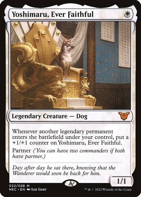 Yoshimaru, Ever Faithful (NEC 32) [Neon Dynasty Commander]