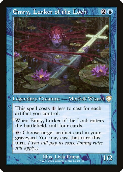 Emry, Lurker of the Loch (Retro Frame) (BRC 81) [The Brothers' War Commander]
