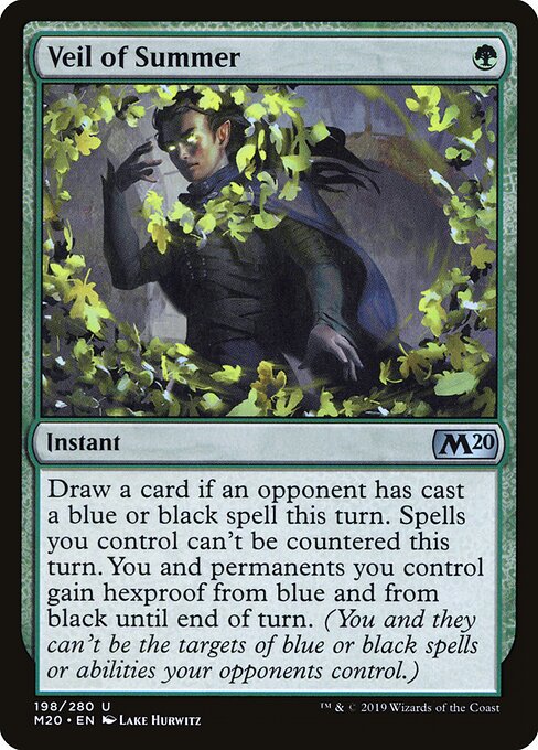 Veil of Summer (M20 198) [Core Set 2020]