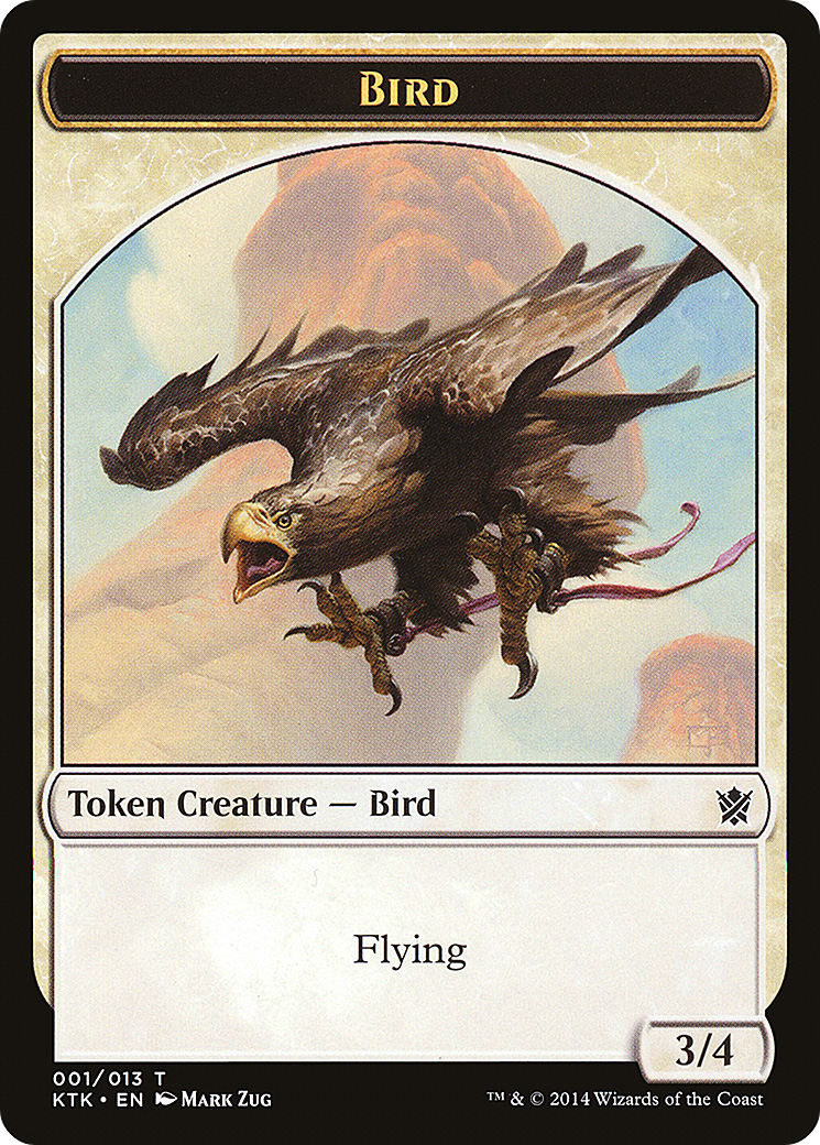 Bird Token [Khans of Tarkir Tokens]