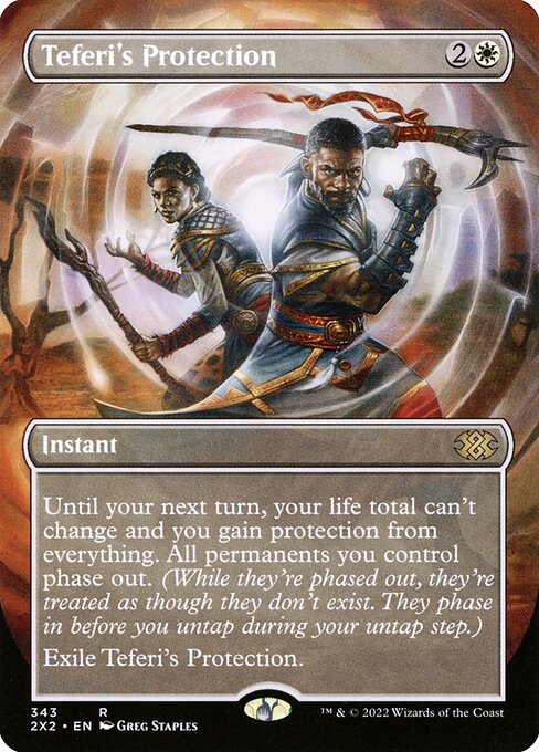 Teferi's Protection (Borderless · Full Art) (2X2 343) [Double Masters 2022]