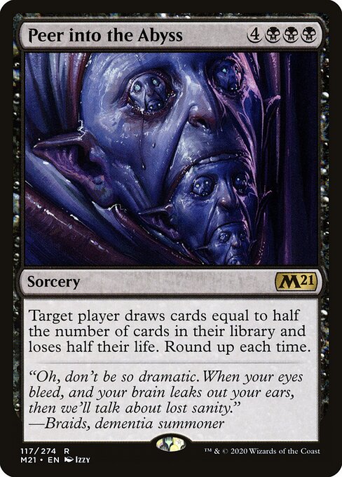 Peer into the Abyss (M21 117) [Core Set 2021]