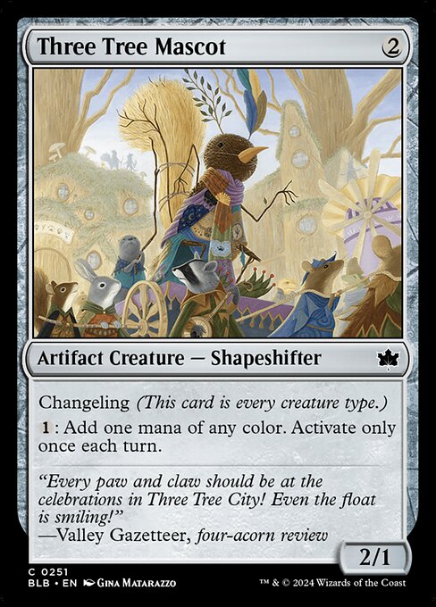 Three Tree Mascot (BLB 251) [Bloomburrow]