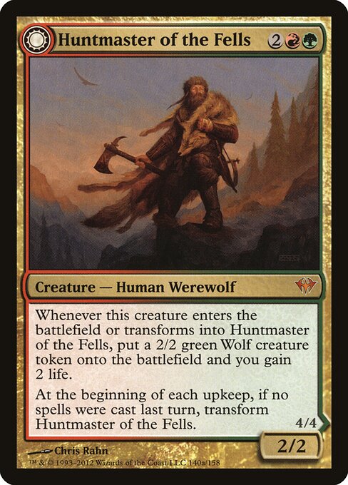 Huntmaster of the Fells // Ravager of the Fells (DKA 140) [Dark Ascension]