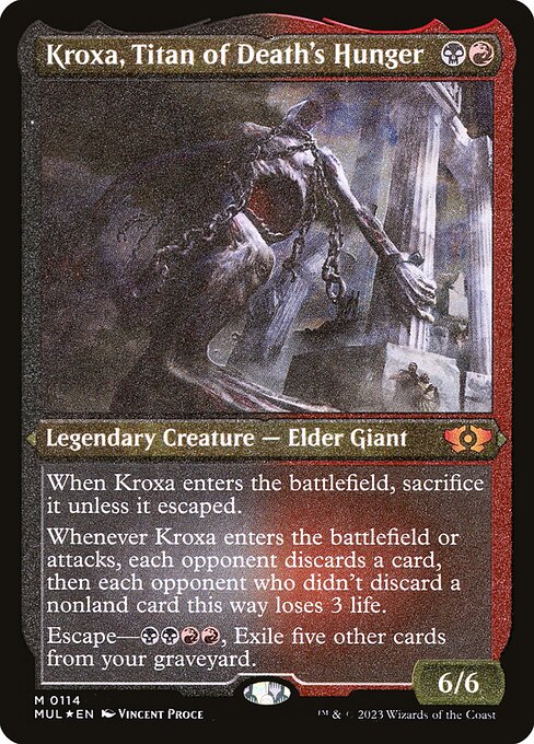Kroxa, Titan of Death's Hunger (MUL 114) [Multiverse Legends]