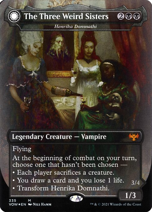 Henrika Domnathi // Henrika, Infernal Seer (VOW 335) [Innistrad: Crimson Vow]