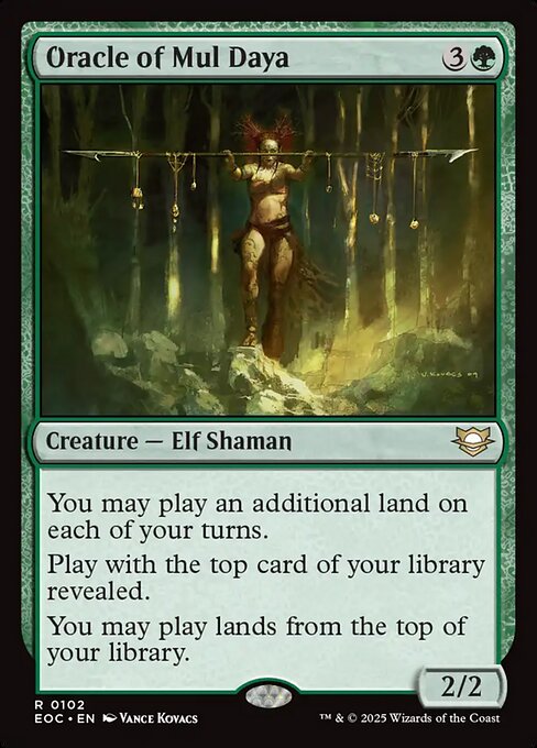 Oracle of Mul Daya (EOC 102) [Edge of Eternities Commander]