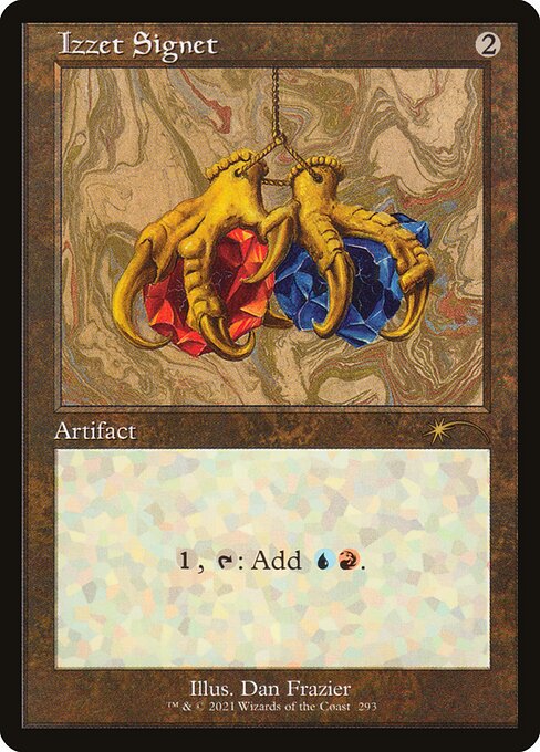 Izzet Signet (Retro Frame) (SLD 293) [Secret Lair Drop]