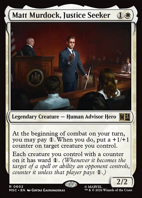 Matt Murdock, Justice Seeker (MSC 602) [Marvel Super Heroes Commander]