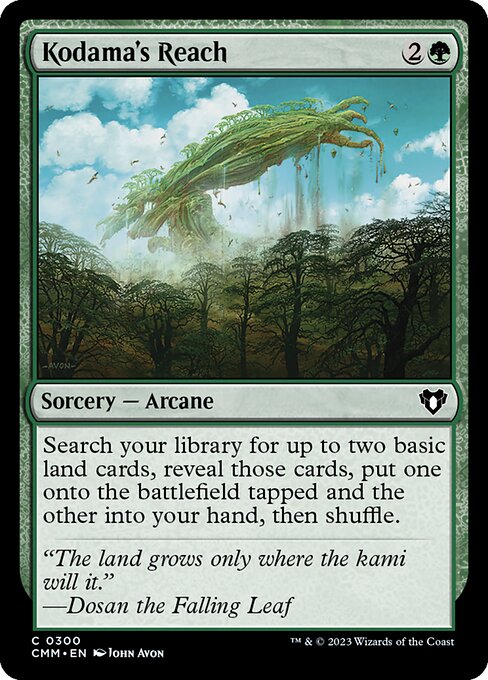 Kodama's Reach (CMM 300) [Commander Masters]