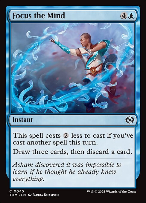 Focus the Mind (TDM 45) [Tarkir: Dragonstorm]