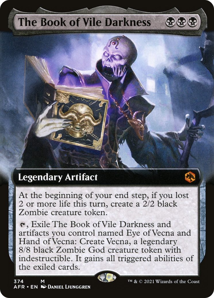 The Book of Vile Darkness (Extended Art) [Dungeons & Dragons: Adventures in the Forgotten Realms]