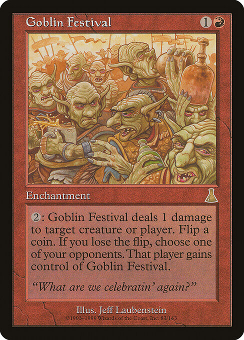 Goblin Festival (UDS 83) [Urza's Destiny]