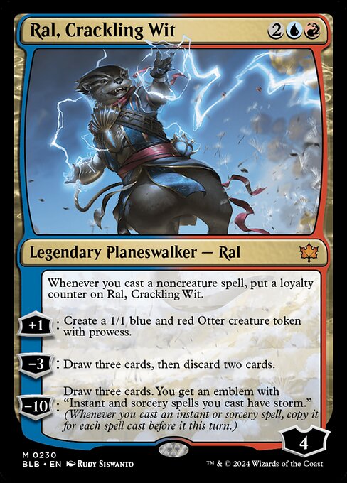 Ral, Crackling Wit (BLB 230) [Bloomburrow]