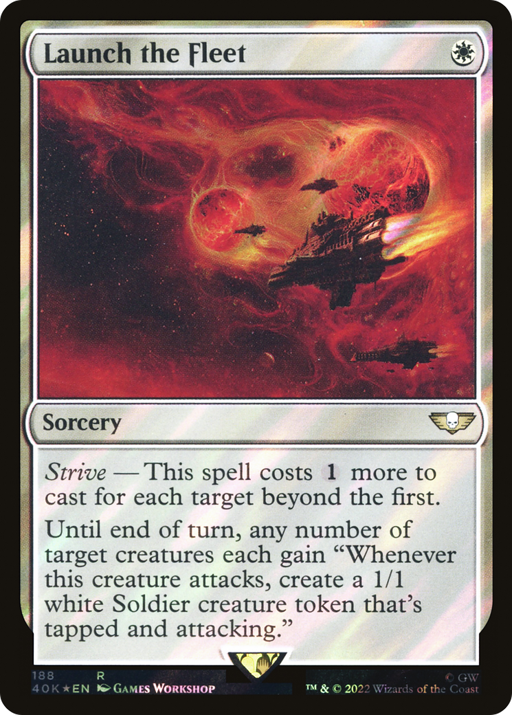 Launch the Fleet (Surge Foil) [Warhammer 40,000]