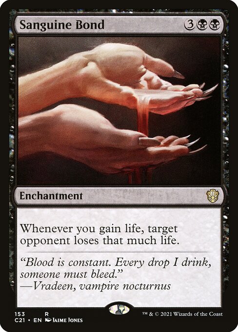 Sanguine Bond (C21 153) [Commander 2021]