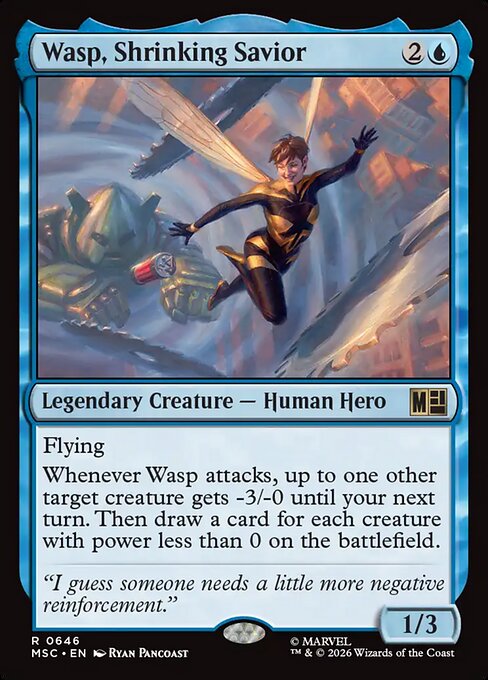 Wasp, Shrinking Savior (MSC 646) [Marvel Super Heroes Commander]