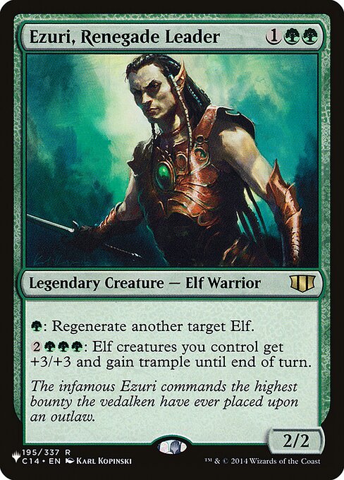 Ezuri, Renegade Leader (PLST C14-195) [The List]