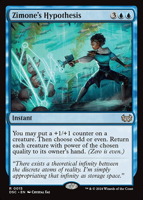 Zimone's Hypothesis (DSC 15) [Duskmourn: House of Horror Commander]