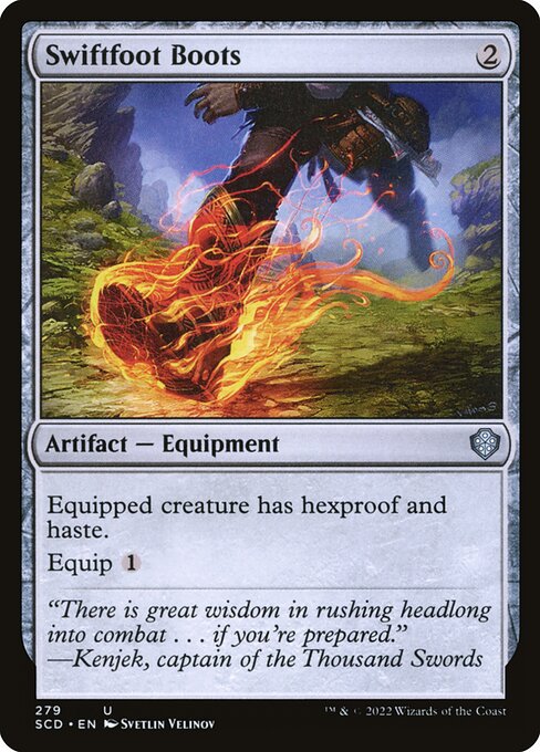 Swiftfoot Boots (SCD 279) [Starter Commander Decks]