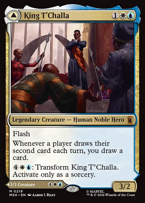 King T'Challa // Black Panther, Hope Enduring (MSH 219) [Marvel Super Heroes]