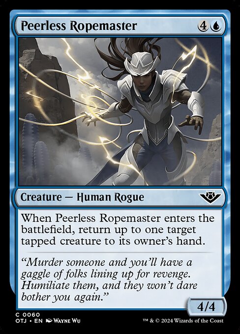 Peerless Ropemaster (OTJ 60) [Outlaws of Thunder Junction]