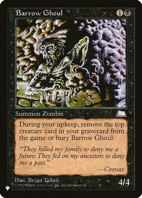 Barrow Ghoul (PLST WTH-61) [The List]