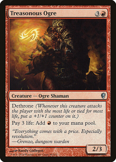 Treasonous Ogre (CNS 36) [Conspiracy]