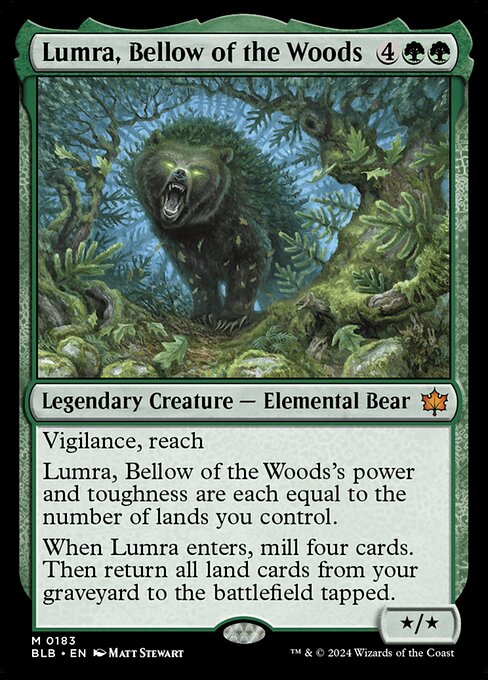 Lumra, Bellow of the Woods (BLB 183) [Bloomburrow]