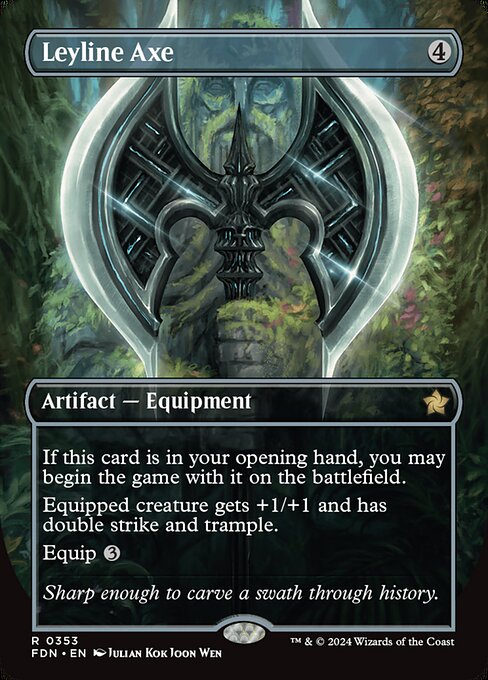 Leyline Axe (FDN 353) [Foundations]