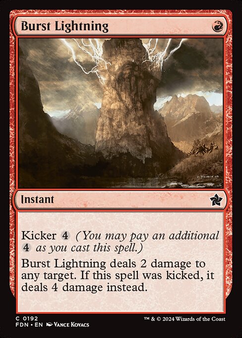Burst Lightning (FDN 192) [Foundations]