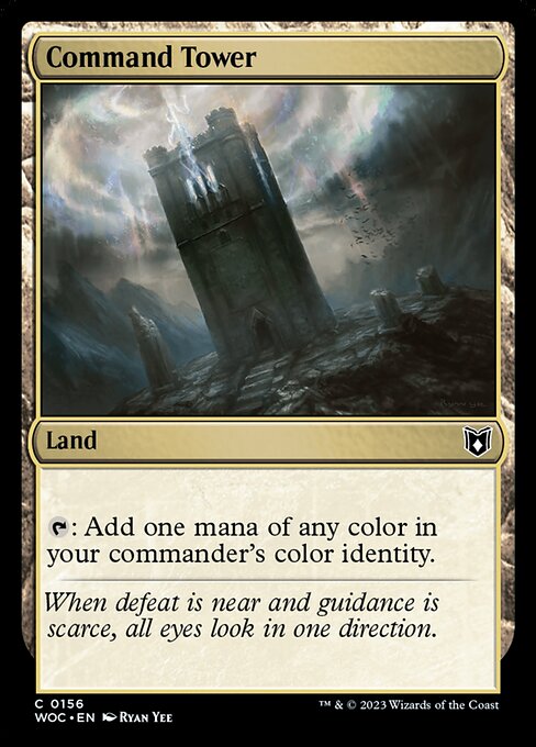 Command Tower (WOC 156) [Wilds of Eldraine Commander]