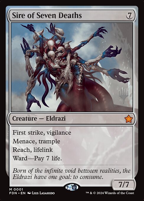 Sire of Seven Deaths (PFDN 1p) [Foundations Promos]