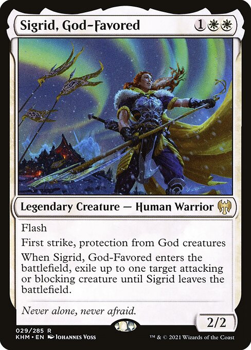 Sigrid, God-Favored (KHM 29) [Kaldheim]