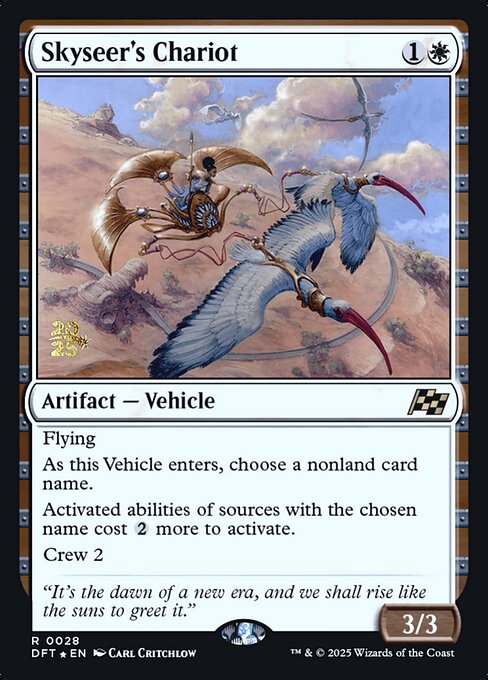 Skyseer's Chariot (PDFT 28s) [Aetherdrift Promos]