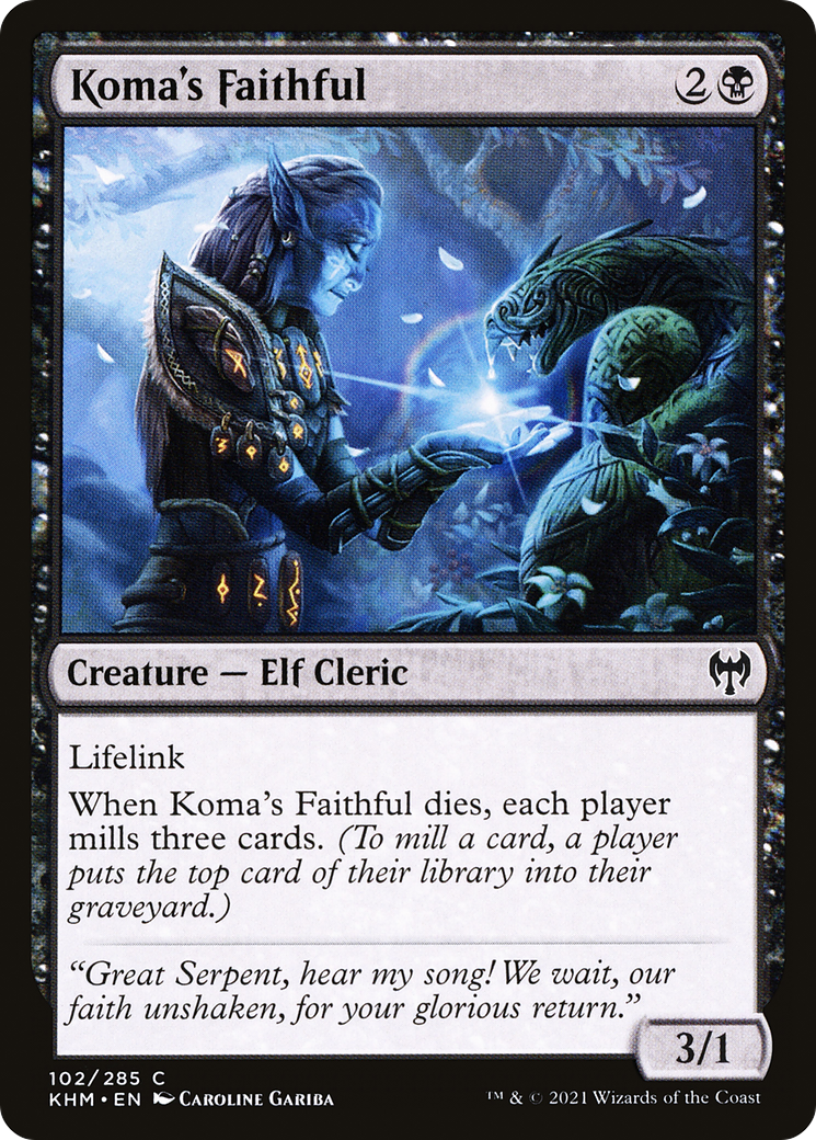 Koma's Faithful [Kaldheim]