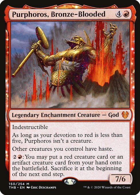 Purphoros, Bronze-Blooded (THB 150) [Theros Beyond Death]