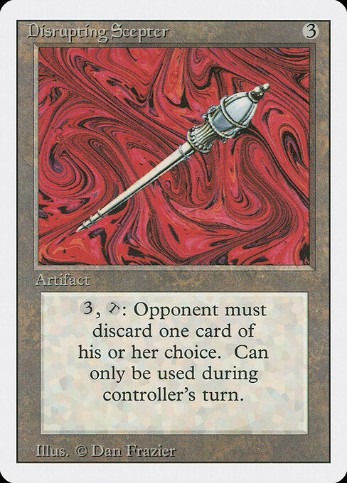 Disrupting Scepter (3ED 245) [Revised Edition]