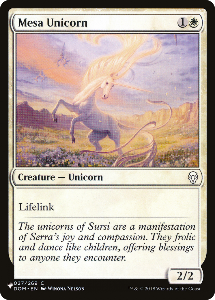 Mesa Unicorn [The List]