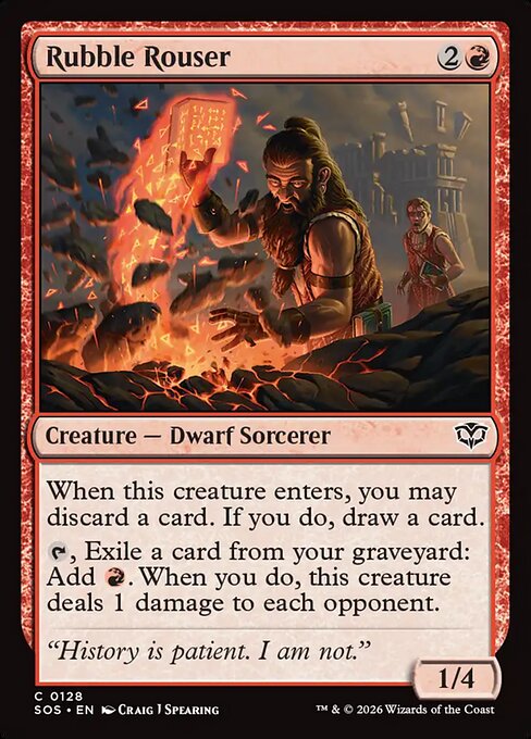 Rubble Rouser (SOS 128) [Secrets of Strixhaven]