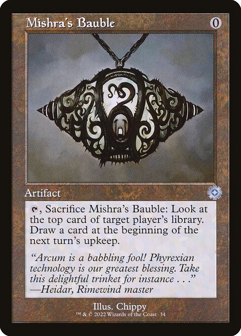 Mishra's Bauble (BRR 34) [The Brothers' War Retro Artifacts]