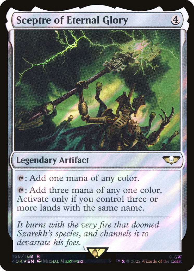 Sceptre of Eternal Glory (Surge Foil) [Warhammer 40,000]