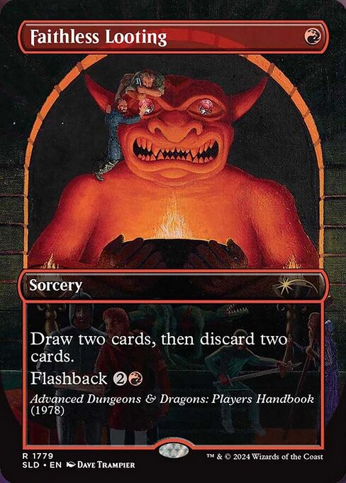 Faithless Looting (SLD 1779) [Secret Lair Drop]