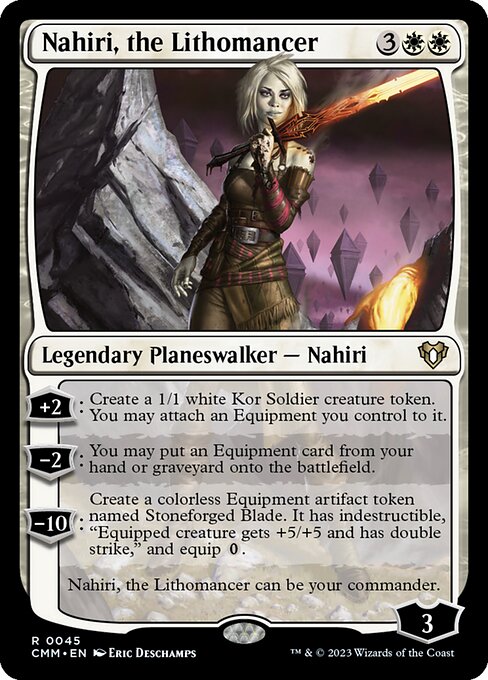 Nahiri, the Lithomancer (CMM 45) [Commander Masters]